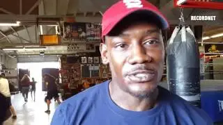 Dino Adams trains at Fat City Boxing Club with owner Yaqui Lopez.