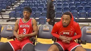 WKU MBB Jairus Hamilton, Josh Anderson - UTSA Postgame Media 2-12-22