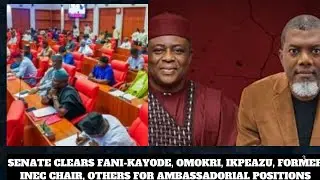 SENATE CLEARS FANI-KAYODE, OMOKRI, IKPEAZU, FORMER INEC CHAIR, OTHERS FOR AMBASSADORIAL POSITIONS