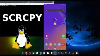 Como VER Y GRABAR PANTALLA DEL MOVIL EN EL ORDENADOR por cable USB en linux. SCRCPY.