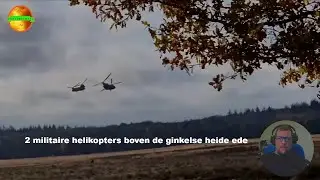 C͓̽O͓̽O͓̽L͓̽E͓̽ M͓̽I͓̽C͓̽H͓̽A͓̽E͓̽L͓̽ en 2 militaire helikopters boven de ginkelse heide ede
