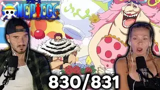 BIG MOM'S TEA PARTY BEGINS!!! 🎂👒 | ONE PIECE | 830 - 831 | Reaction & Discussion