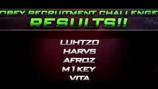 Obey Recruitment Challenge Results!