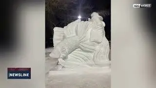 Thai Students Win Harbin Snow Sculpture Contest