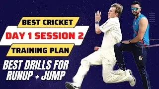 Cricket Training Plan Day 1: Drills Session for Runup & Jump