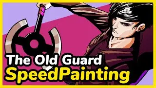 La vieja guardia / The Old Guard FAN ART | Speedpaint [Photoshop] | PINGUINDESIGN