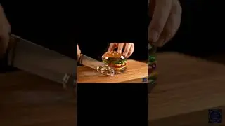 ASMR SLICING BURGER GLASS - ASMR SLICING