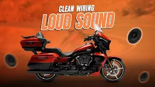Harley-Davidson Tour Pack Audio Upgrade | Ground Zero Speakers + Clean Wiring Perfection
