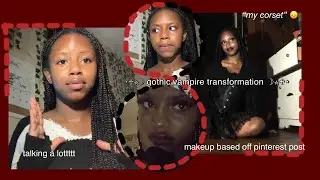 ⋆♱✮☽gothic vampire transformation☽✮♰⋆