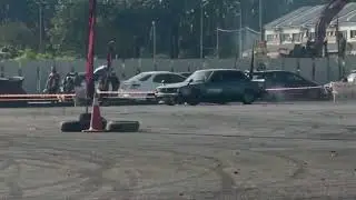 Демонстрационный дрифт на Toyota KE70 с двигателем серии K.