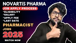 Novartis Pharma recruitment l  Pharmacist job l Pharma job apply process l 2025 pharma job l