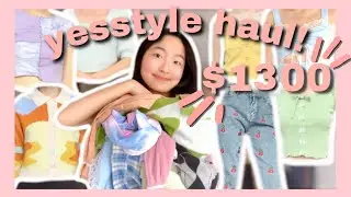 HUGE $1300 YESSTYLE try-on haul | BIGGEST haul yet (honest review) 2021
