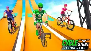 BMX Cycle Stunt Game: Mega Ramp Bicycle Racing Impossible tracks 3d game.
