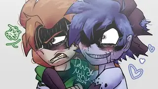 Peril and Billy(??? (fnf) (SPEDDPAINT??? 😱😱😱😱)