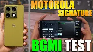 Motorola Signature Pubg/Bgmi 144 Fps Gaming Test | Sd 8 Gen 5 Processor 🥶☠️