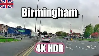 Birmingham UK Driving Tour | Real Traffic Dashcam POV 4K City Drive