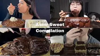 ASMR Different types of chocolate Compilation | No Talking | Only Bits | ASMR Mukbang | ASMR Food