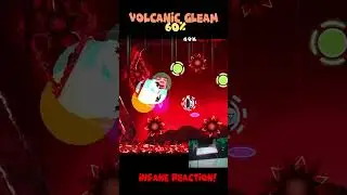🔥Volcanic Gleam 60%🫨 (Fluke from 38%) #geometrydash #gaming #speedrun #funny #extremedemon