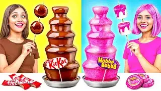 Desafio da Fondue de Chocolate | Ideias Malucas com Comida de Chocolate por RATATA POWER