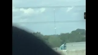 Towers on Ohio Turnpike in The Cleveland-Akron area in Ohio