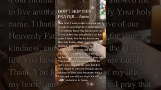 Stop and Pray: Let God Take Care of Your Life Today