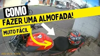 ⛔️COMO FAZER UMA ALMOFADA  PARA MOTO!⛔️