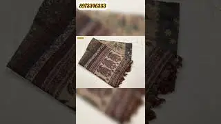 Kalamkari Printed Linen Sarees New Collections #sarees #linen #kalamkari