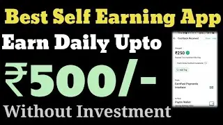 New Best Self Earning App | How To Earn Money Online Telugu | Money Earning Apps | Make Money Online