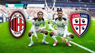 Кальяри против Милана | Серия А 25/26 | eFootball PES 2021 Симулятор игры на ПК