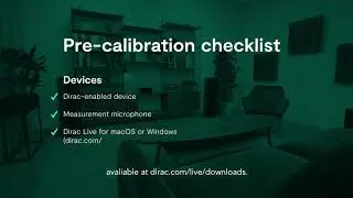Dirac live initial setup guide