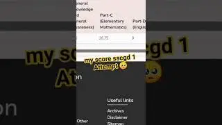 my first attempt in ssc gd 2024 || my score SSC GD 2024 🥺 First Attempt Not Clear