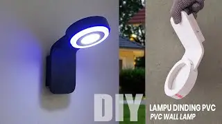 LAMPU DINDING UNIK  DARI PIPA PVC BEKAS, IDE TERBARU, IDE USAHA, LAMPU DEKORASI