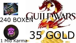 1 Million Karma 240 Verlorene Orrianische Juwelenbox 35 Gold [ Guild Wars 2 ]