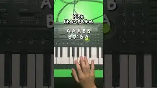 Pink champagne - Nick Lopez | CASIO SA-47 mini piano tutorial by Nicomo