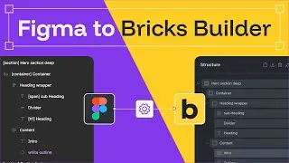 Figma to Bricks Builder Plugin - The ultimate web design workflow