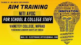 Training Session #AIMS #NITI Ayog  | Robotics Projects  | Best Electronics Engineering Projects.