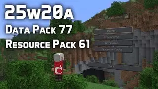 News in Data Pack Version 77 and Resource Pack Version 61 (25w20a)