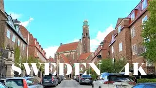 STOCKHOLM WALK 4K: Bragev&auml;gen-Engelbrektskyrkan- Engelbrekts kyrkogata-Friggagatan - &Ouml;stermalmsgatan