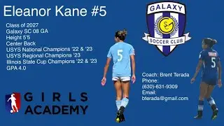 Eleanor Kane Center Back Class of 2027