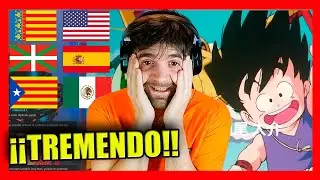REACCIÓN OPENING DRAGON BALL EN INGLES, VALENCIANO, CATALAN, EUSKERA, ESPAÑOL Y LATINO