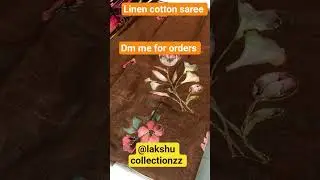 #saree#linen cotton#katha work#best#linen#trending#dm#price#650 only#shortsfeed#shorts#