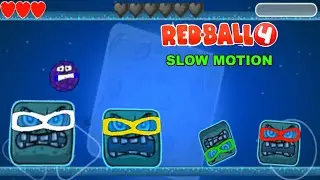 Red Ball 4 Reverse Moon Boss Various Color Changing Slow Motion