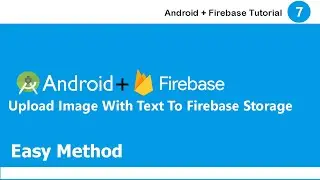 how to Upload image with text to firebase database in android || upload image in firebase || #7