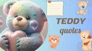cute teddy bear quotes #1millionsubscribers #1millionviews #teddybear #quotes @zainlifecapturing