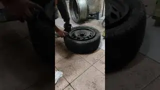 Pompowanie opony sprejem łatwopalnym🔥