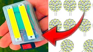 how to make powerful led light at home. Creative homemade ideas #creative #craft #craftideas 