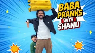 Baba prank with shanu #trending #funny #comedy #vlog #prank #shorts 