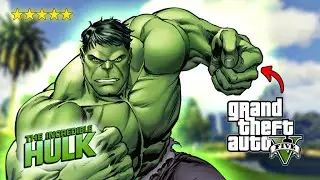 GTA 5 Hulk Mod, destroying los santos