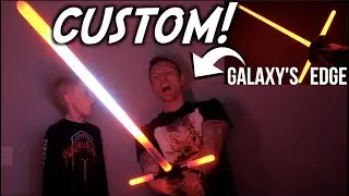 Star Wars Galaxy's Edge Kylo Ren Neopixel Lightsaber Conversion!