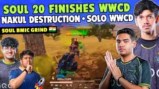 iQOOSouL 20 Finishes WWCD 😳 Nakul Joker Destruction 🔥 SOUL Thunder Legit Domination 🥶 Team SouL 🚀